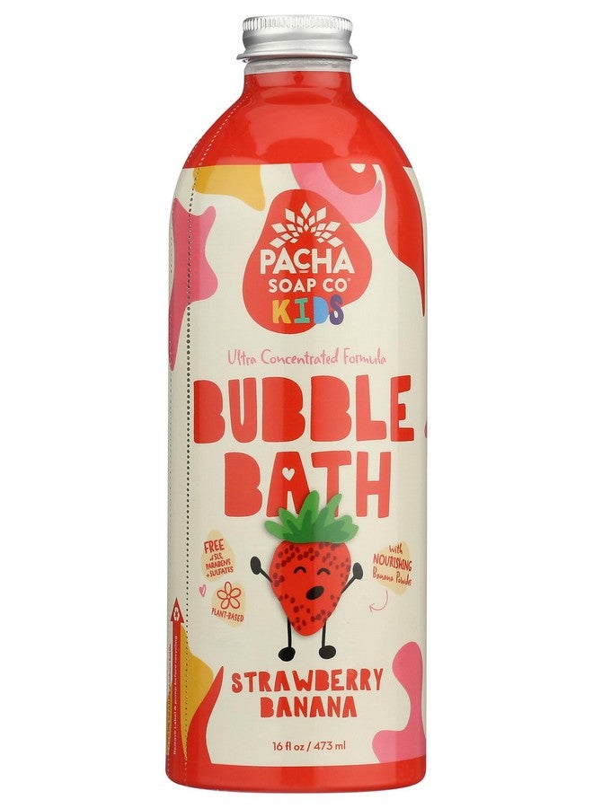 Pacha Soap Co Pacha Soap Kids Strawberry Banana Bubble Bath, 16 Fz - Image 1