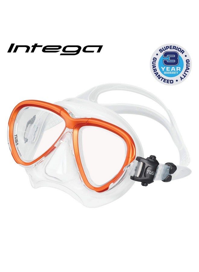 TUSA M2004 Intega Scuba Diving Mask Energy Orange - Image 2