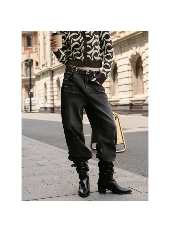 Waxbird Peacebird Stiff And High-end Fashion Comfort Women's Jeans - Image 2