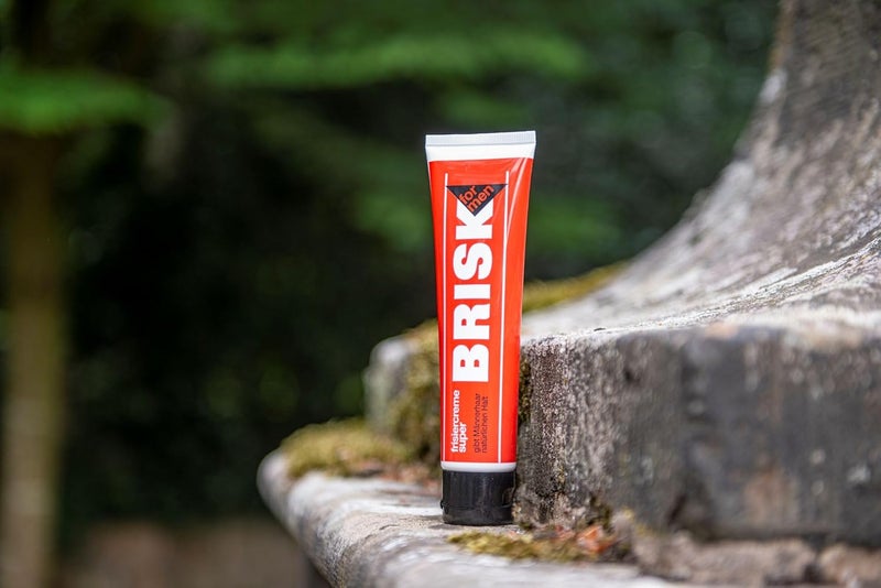 BRISK Hairdressing Cream Super - Hair Styling Cream with Male and Herbem Scent for Nourished Hair - Keeps Hair Easily in Shape without Gluing - 100ml Tube - Image 2