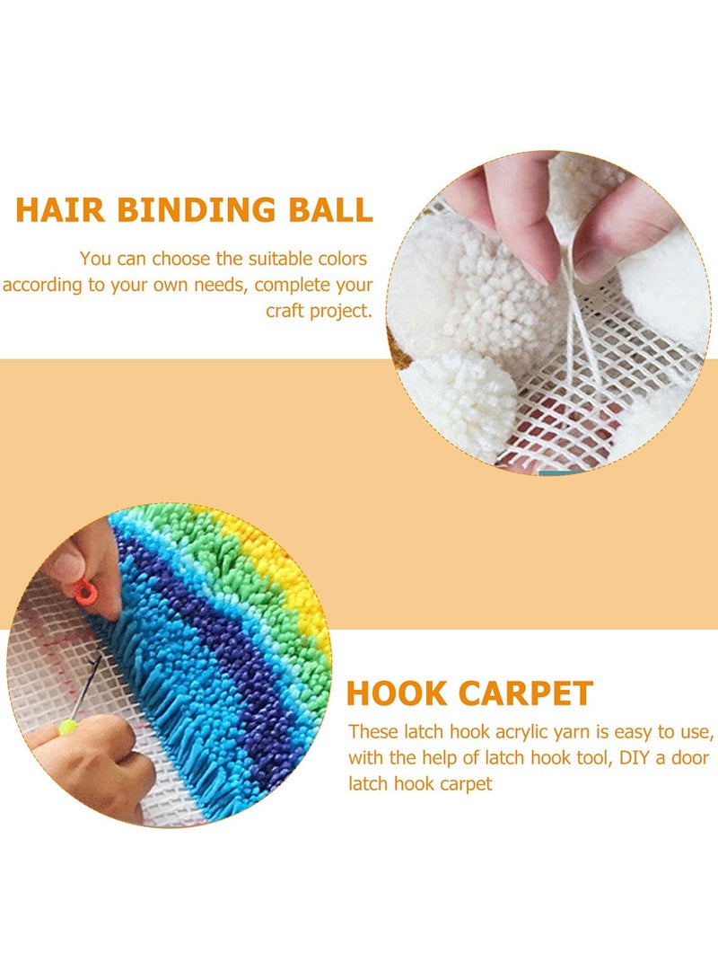 GGOOT 30pcs Latch Hook Yarn Colorful Precut Yarn Bundles Crochet Rug Yarn for Handmake Craft Sewing Knitting Pillowcover Carpet Making - Image 2