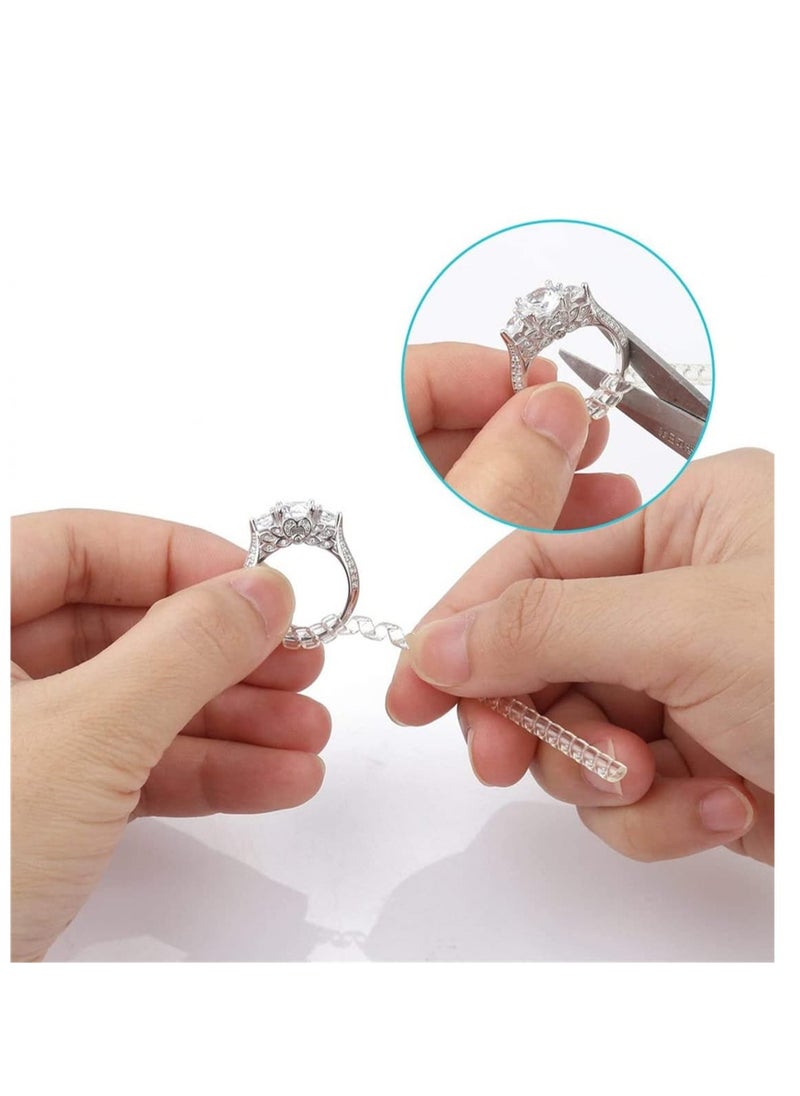Generic - A set of 4 pieces to adjust the size of the transparent silicone ring in different sizes - Image 1