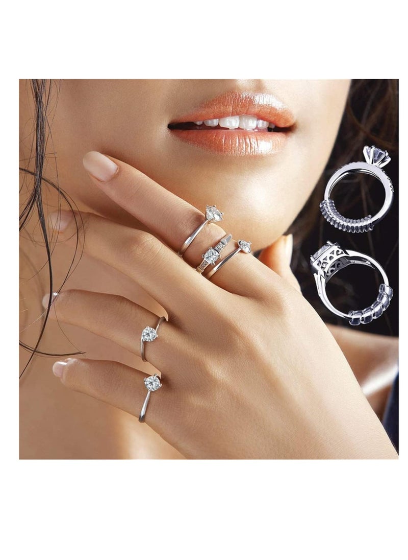 Generic - A set of 4 pieces to adjust the size of the transparent silicone ring in different sizes - Image 1