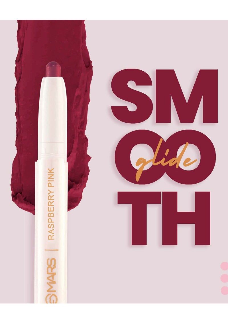 MARS Retractable Poppins Long Lasting Lip Crayon 1.3 gm 15 FOXY RED - Image 2