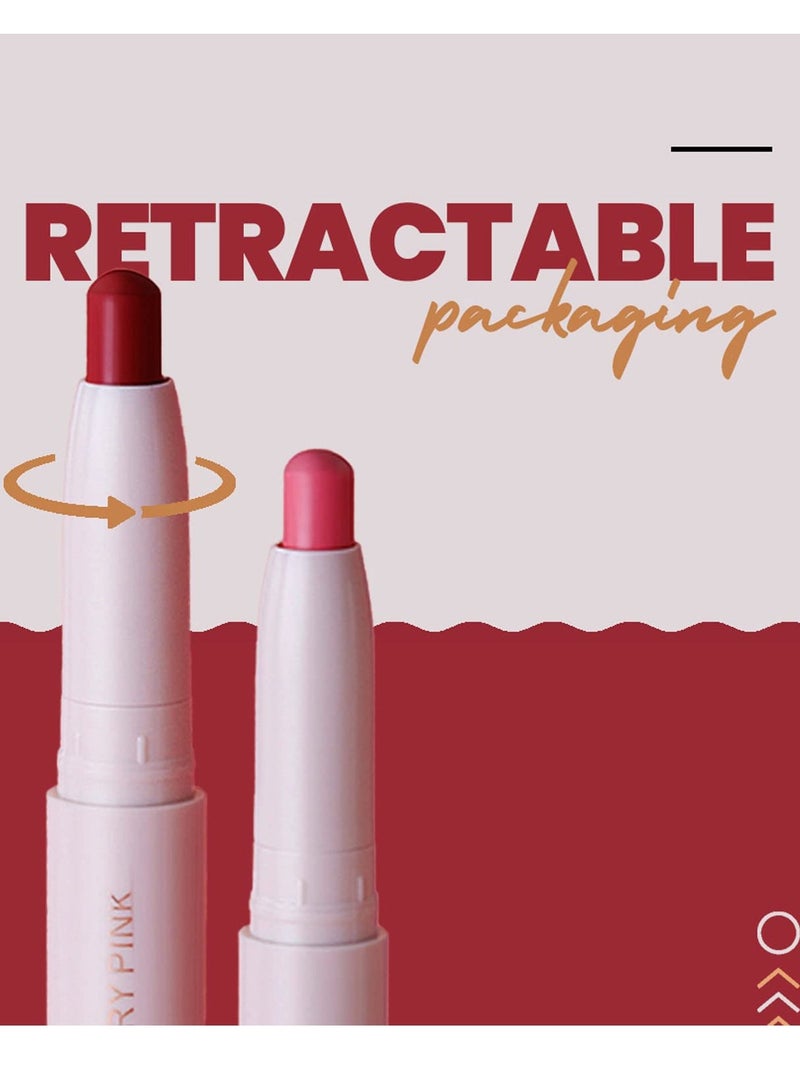MARS Retractable Poppins Long Lasting Lip Crayon 1.3 gm 15 FOXY RED - Image 3