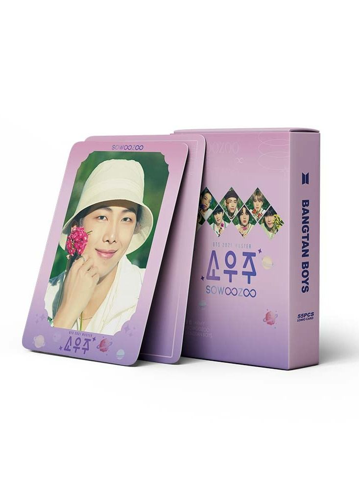 SKYLO 55-Piece Bts Bangtan Boys Lomo Cards - Image 3