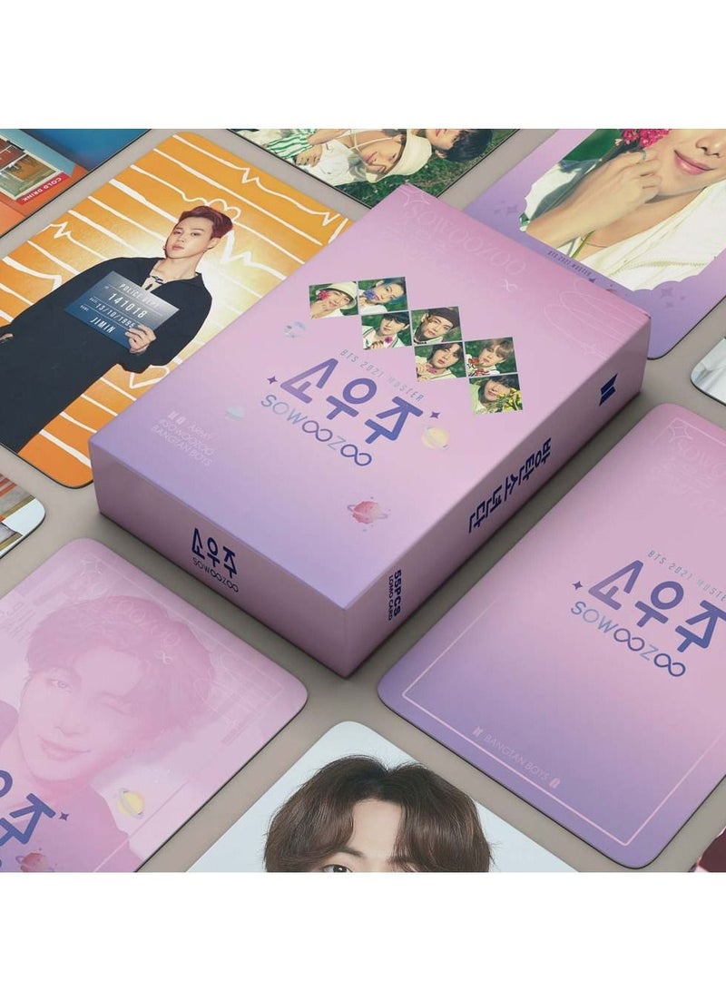 SKYLO 55-Piece Bts Bangtan Boys Lomo Cards - Image 4