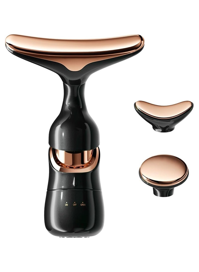 3 in 1 Facial Massager for Skin Tightening and Facial Care Black - Image 1