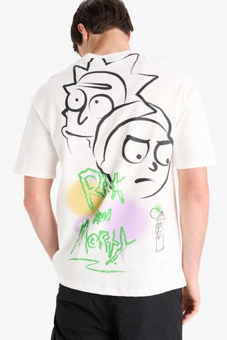 Man Comfort Fit Rick and Morty Licensed Crew Neck Printed T Shirt - pzsku/Z385B5C3FEFFC3D310C3EZ/45/1751029976/fa7fb989-dc2a-4c7c-92dc-122404343ec0