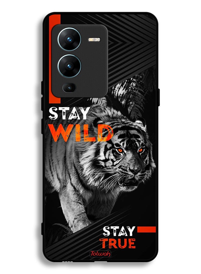Tolwak Vivo V25 Pro 5G Protective Case Cover Stay Wild Stay True  - Image 2