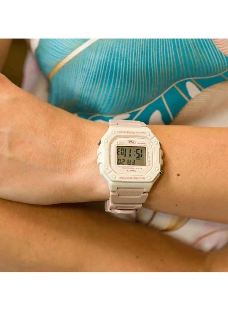 Casio Watch for Unisex W-218HC-4A2VDF Digital Resin Band - Image 4