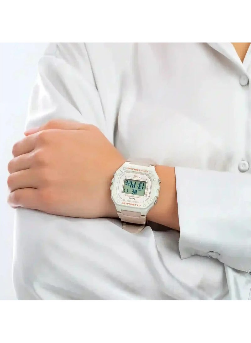 Casio Watch for Unisex W-218HC-4A2VDF Digital Resin Band - Image 3