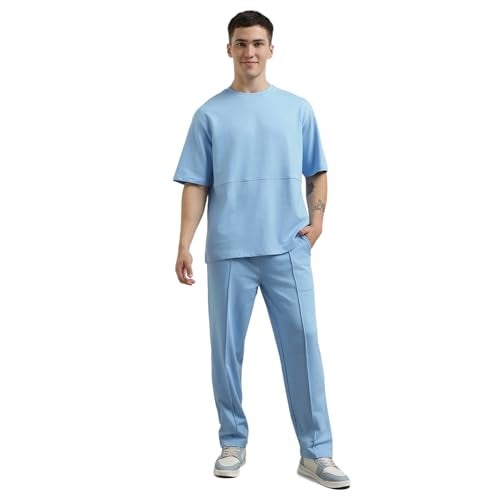 NOBERO Men Solid T-shirt With Joggers - Image 1