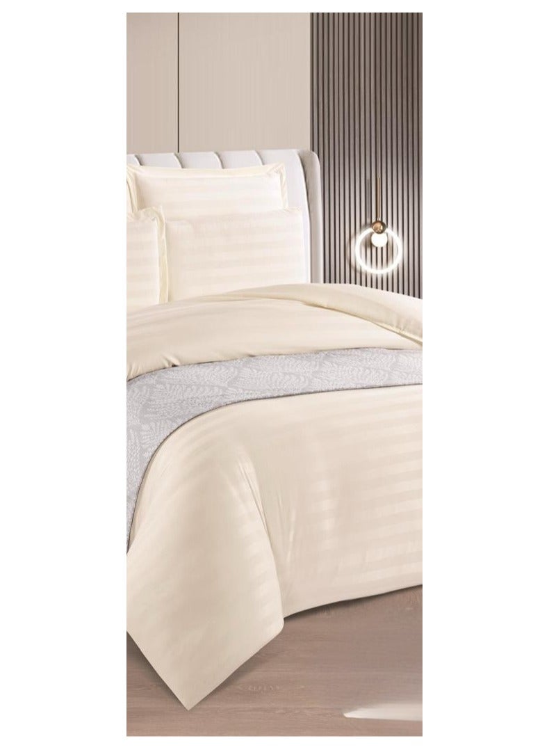 مارك مفرش نفرين فندقي ملكي ليمنحك الاناقة والراحه من اجود أنواع الخامات مقاس 240*260سم - Image 3