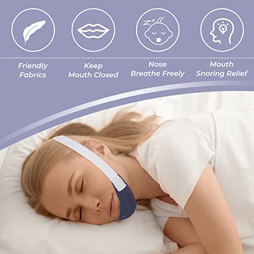 SyunsXoon Chin Strap Replace for ResMed, Adjustable Chin Strap to Keep Mouth Closed and Reduce Air Loss, Anti Snoring Chin Straps for Men Women (1 Pack) - Image 4