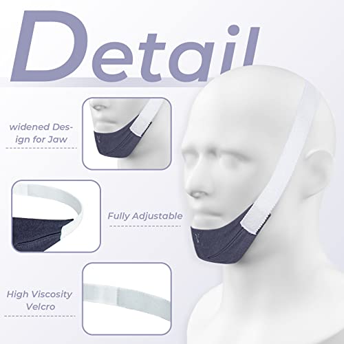 SyunsXoon Chin Strap Replace for ResMed, Adjustable Chin Strap to Keep Mouth Closed and Reduce Air Loss, Anti Snoring Chin Straps for Men Women (1 Pack) - Image 3