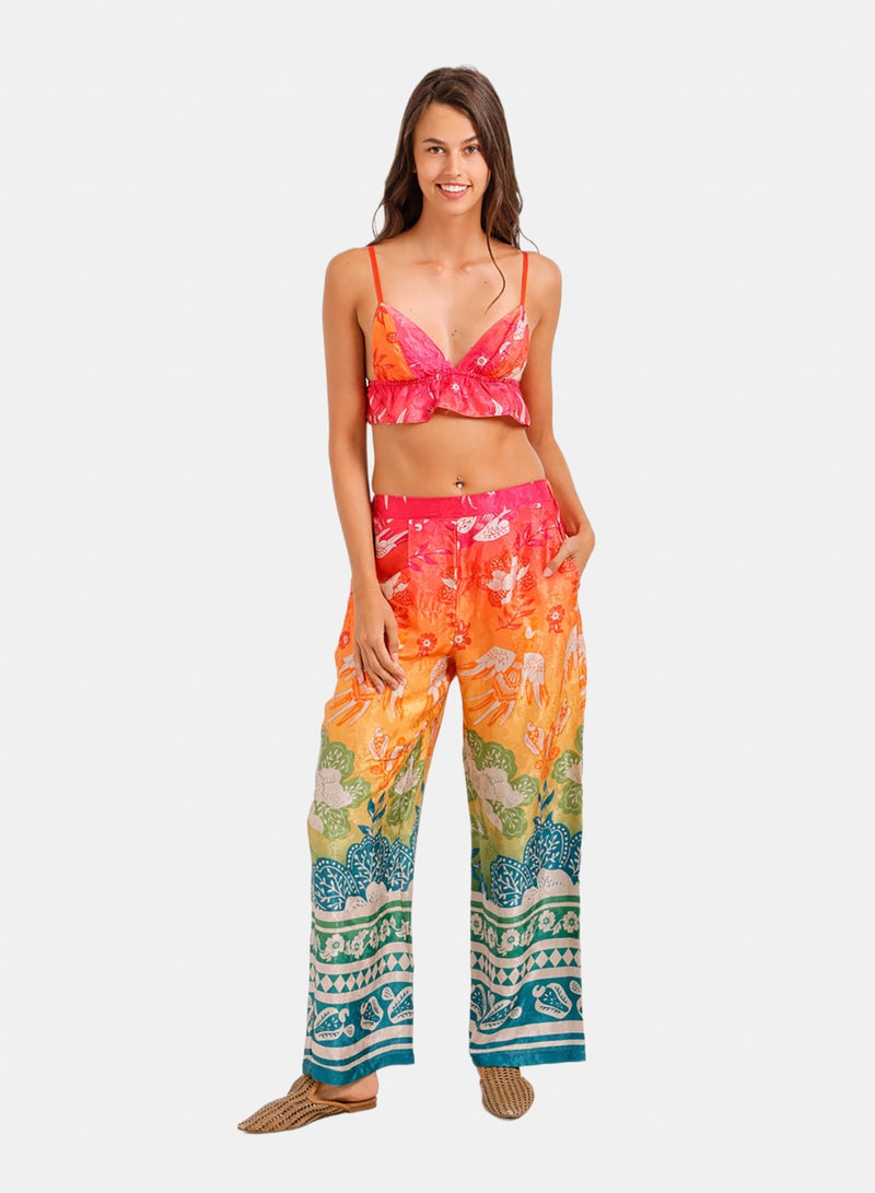 Carina Colored Floral 3-Piece Pyjama - Image 2