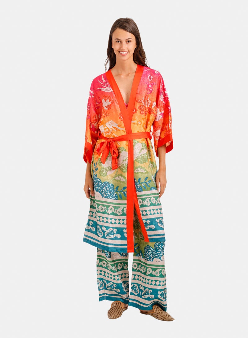 Carina Colored Floral 3-Piece Pyjama - Image 1