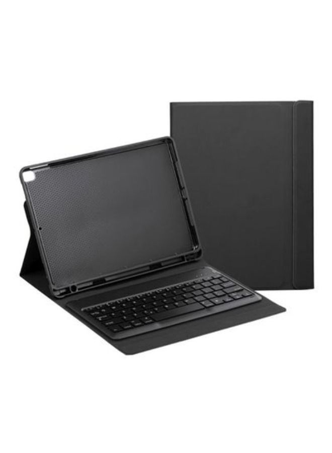 ACLIX Protective Case With Wireless Keyboard And Pencil Holder For Apple iPad 10.2-inch 7th (2019) Black - Image 1