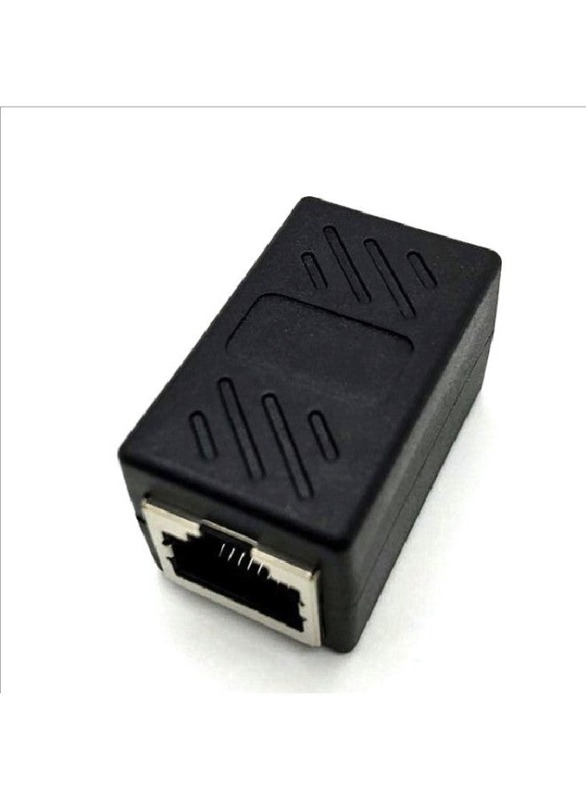 مع موصل كابل شبكة RJ45 محمي، وصلة شبكة مزدوجة الرأس، رأس مستقيم للشبكة، امتداد الوحدة - اللون: رأس مرور شبكة محمي - Image 1