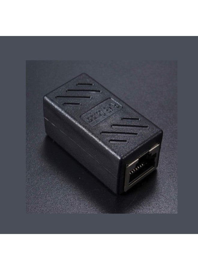 مع موصل كابل شبكة RJ45 محمي، وصلة شبكة مزدوجة الرأس، رأس مستقيم للشبكة، امتداد الوحدة - اللون: رأس مرور شبكة محمي - Image 3