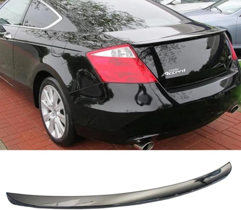 MUTUSAISI Gloss Black Rear Trunk Lip Spoiler Wing for Honda Accord Coupe 2008-2012 - Image 1