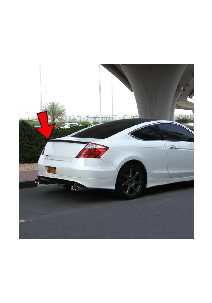 MUTUSAISI Gloss Black Rear Trunk Lip Spoiler Wing for Honda Accord Coupe 2008-2012 - Image 3