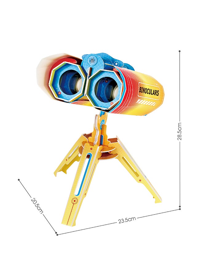 National Geographic 3D Puzzle Binoculars 49 Pieces | No-Glue or Scissors Needed! | Building Kit | Puzzle for Kids & Adults | Challenging Puzzle | Arts & Crafts | Perfect for Stress Reliever and Puzzle Lovers - Image 5