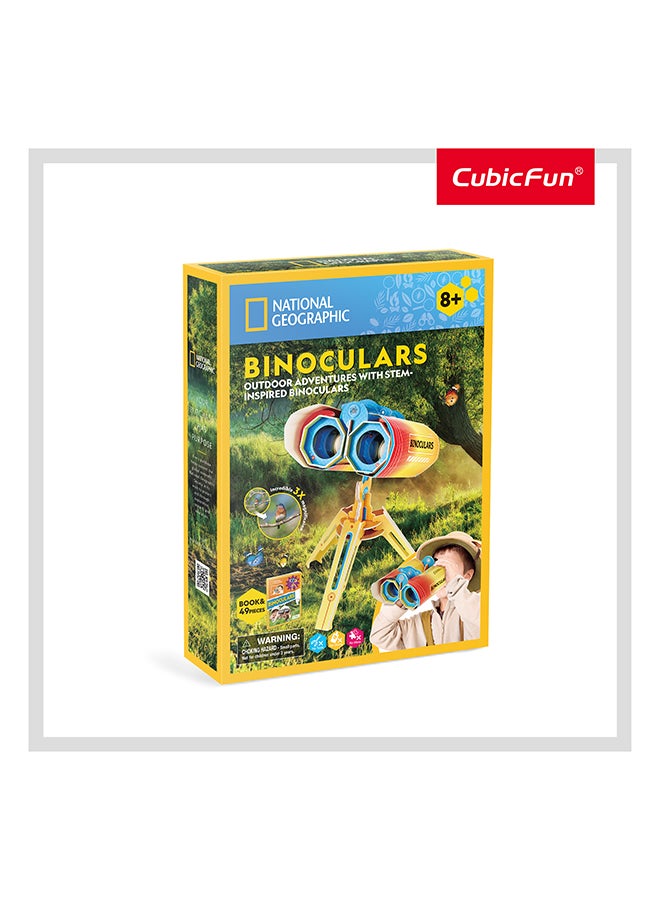 National Geographic 3D Puzzle Binoculars 49 Pieces | No-Glue or Scissors Needed! | Building Kit | Puzzle for Kids & Adults | Challenging Puzzle | Arts & Crafts | Perfect for Stress Reliever and Puzzle Lovers - Image 2
