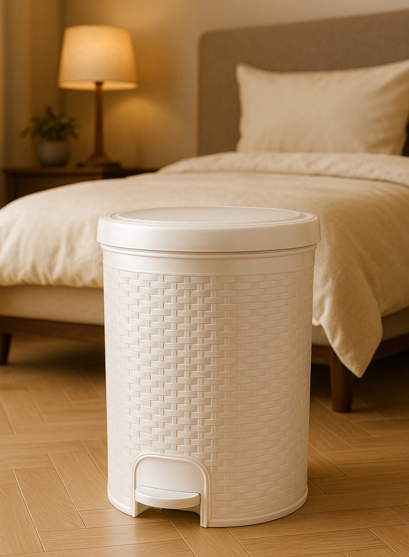 المفرج سلة مهملات أنيقة بسعة 10 لتر – تصميم عملي مثالي لغرف النوم، الحمام، المكاتب والمطبخ - Image 1