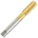 Aceteel Aceteel Metric M14 X 2.0 HSS Ti-Coated Straight Flute Thread Tap, M14 X 2.0mm Titanium Coated Thread Machine Tap Right  - Image 2
