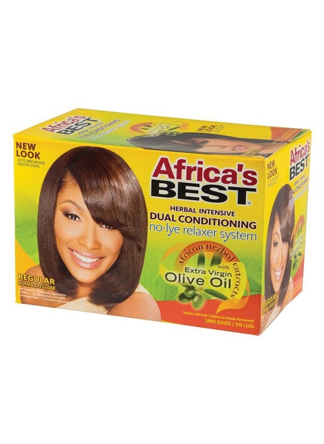 Africa's BEST Nolye Relaxer Kit Dual Conditioning Herbal Intensive Superior Straightening And The Very Best Nourishment Designed For Normal Hair Textures  - Image 1