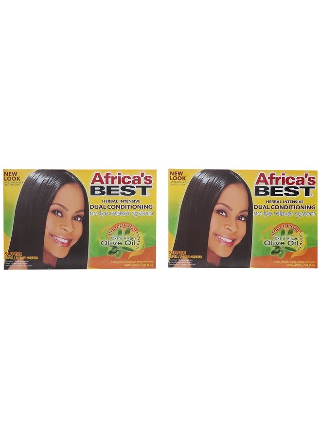 Africa's BEST Nolye Relaxer Kit Dual Conditioning Herbal Intensive Superior Straightening And The Very Best Nourishment Designed For Normal Hair Textures  - Image 4