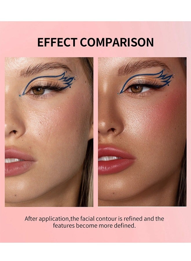 Julystar Velvet Liquid Blush - Velvet Cream Lightweight Natural Looking Waterproof Long Lasting Blush Makeup for Cheek Natural Looking Soft Cream Liquid Blush Stick (#01) - Image 3