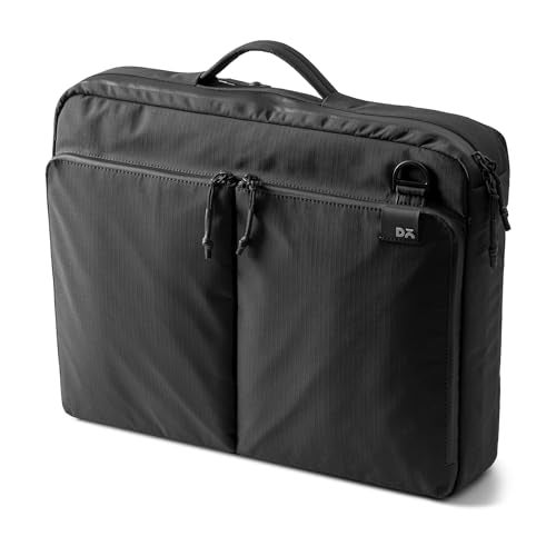 DailyObjects Pivot Convertible Briefpack Bag (16L) |Unisex|Fits 13/14/15.6 inch Laptop/Macbook Pro/Air|Lightweight|Stylish Backpack|Office/Daily Use/Travel|Multi Pocket|Adjustable Strap-Black - Image 3