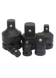 GK MART 34 inch x 12 inch14 x 38 38 x12 12 x 38 38 x 14 sizes black colour square drive male female impact adaptors set 4 pieces 1 Set 