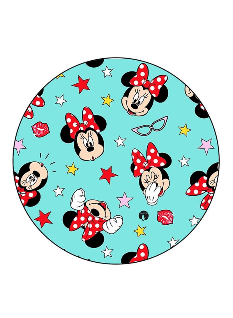 RKN Disney Printed Mouse Pad  Round  Multicolour