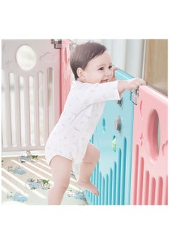 Arabest Baby Playpen Kids Activity Centre Safety Play Yard Home Indoor Outdoor New Pen, Portable Children'S Play Fence(Multicolour, Classic Set 14 Panel)  - Image 4