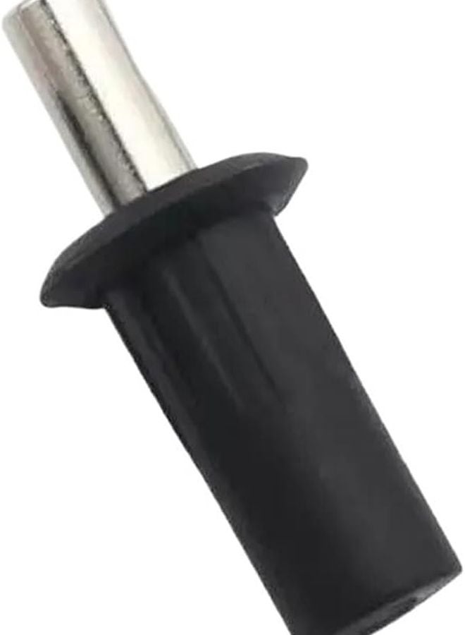 مفصل باب قابل للسحب من البلاستيك ABS الأسود مع نابض مخفي ومحور موصل - Image 1