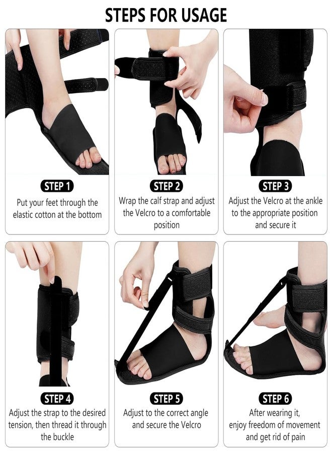 COFIT Upgraded Plantar Fasciitis Night Splint & Relief Brace - Adjustable Straps for Heel Support, Suitable for Day & Night Use - Image 5