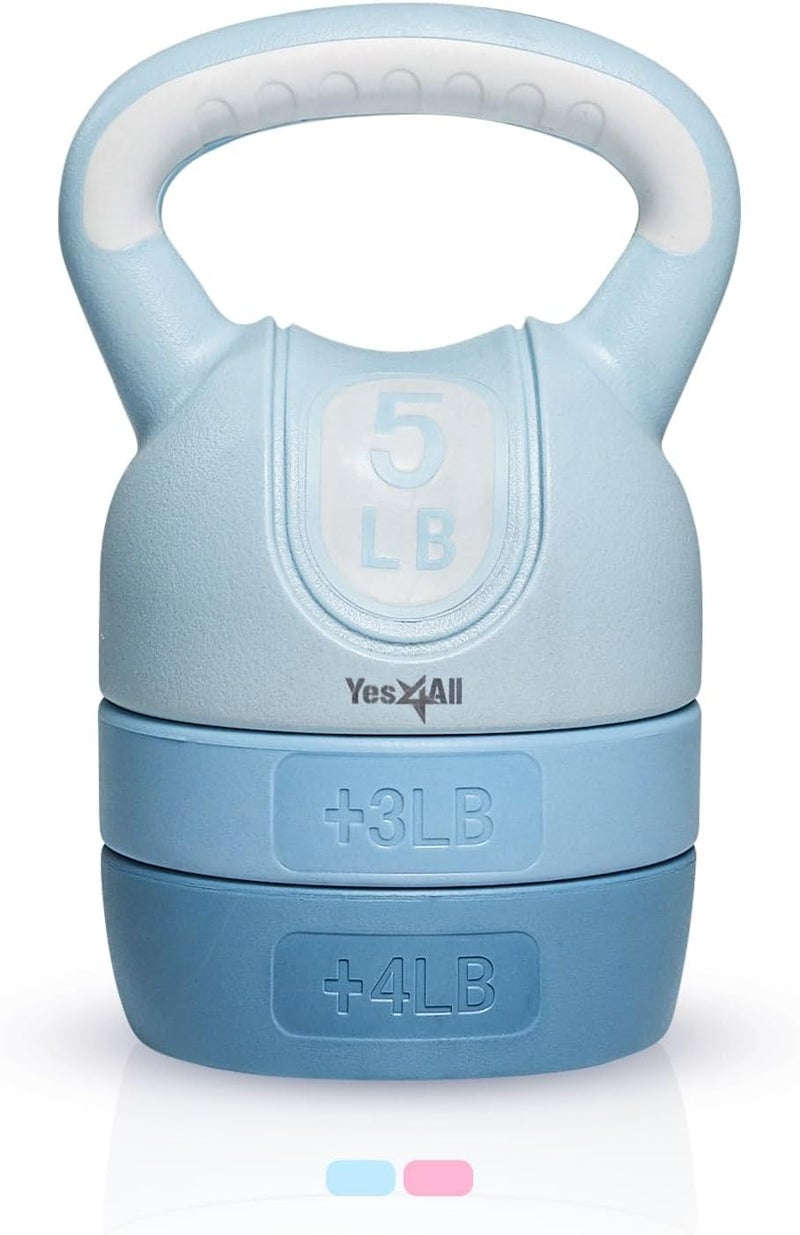 Yes4All Kettlebell Sets  Adjustable Kettlebell Set for Strength Training  Kettlebells Adjustable Weight for Versatile Workouts - Image 1