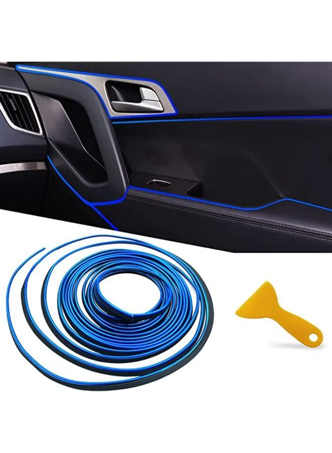 Generic 5M Car Interior Moulding Trim Strips, Automobile Exterior Decoration Moulding Trim Line, Dashboard Decorative DIY Flexible Strip  - Image 1