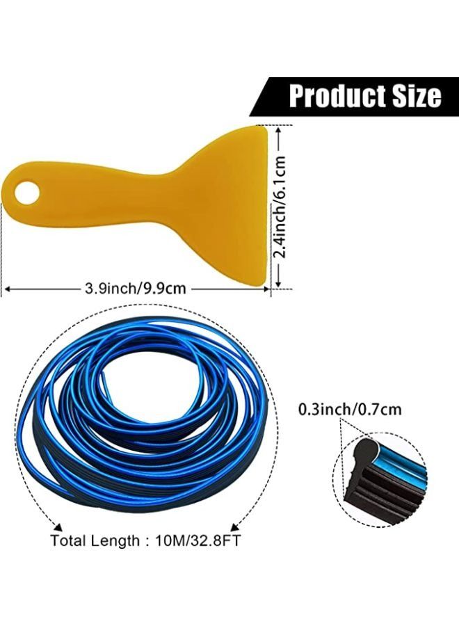 Generic 5M Car Interior Moulding Trim Strips, Automobile Exterior Decoration Moulding Trim Line, Dashboard Decorative DIY Flexible Strip  - Image 2
