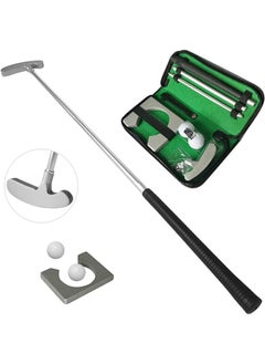 Generic Mini Golf Set Indoor Home Office Use with Putter, Portable Golf Putter Set for Indoor Outdoor Golf Training Multicolor  - Image 1