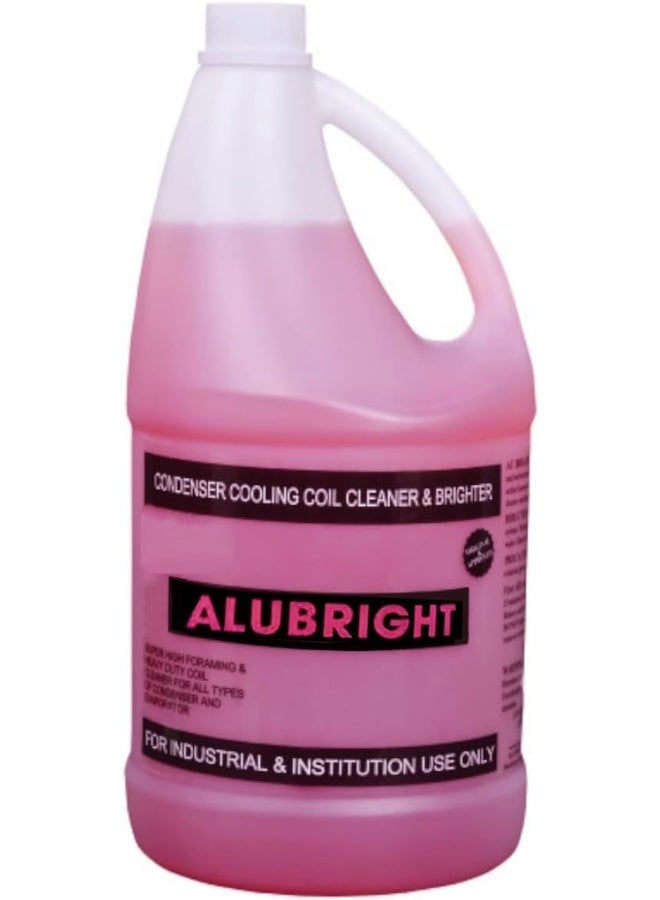 Biella Condenser Coil Cleaner Alubright A/C Coil Cleaner Gallon Heavy Duty Professional Grade Red Ideal For Commercial And Residential Ac Units - Image 1
