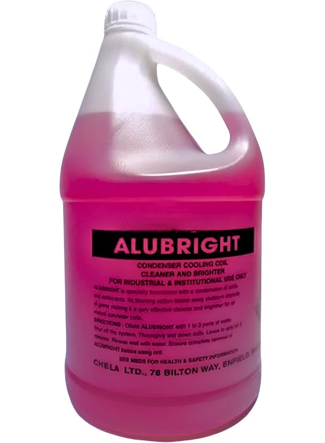 Biella Condenser Coil Cleaner Alubright A/C Coil Cleaner Gallon Heavy Duty Professional Grade Red Ideal For Commercial And Residential Ac Units - Image 2