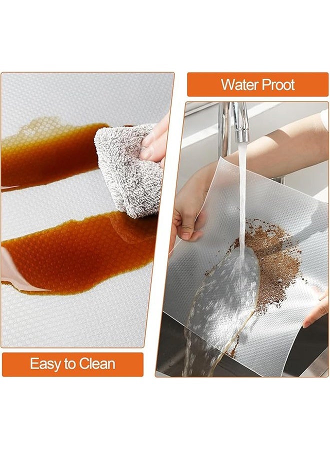 HOME-MART EVA Shelf Mats for Kitchen 30x500cm Shelf Liner Non Adhesive Plastic Clear Cabinet Non-Slip Drawer Liners for Storage, Pantry, Cupboard, Pantry Shelf - Image 4