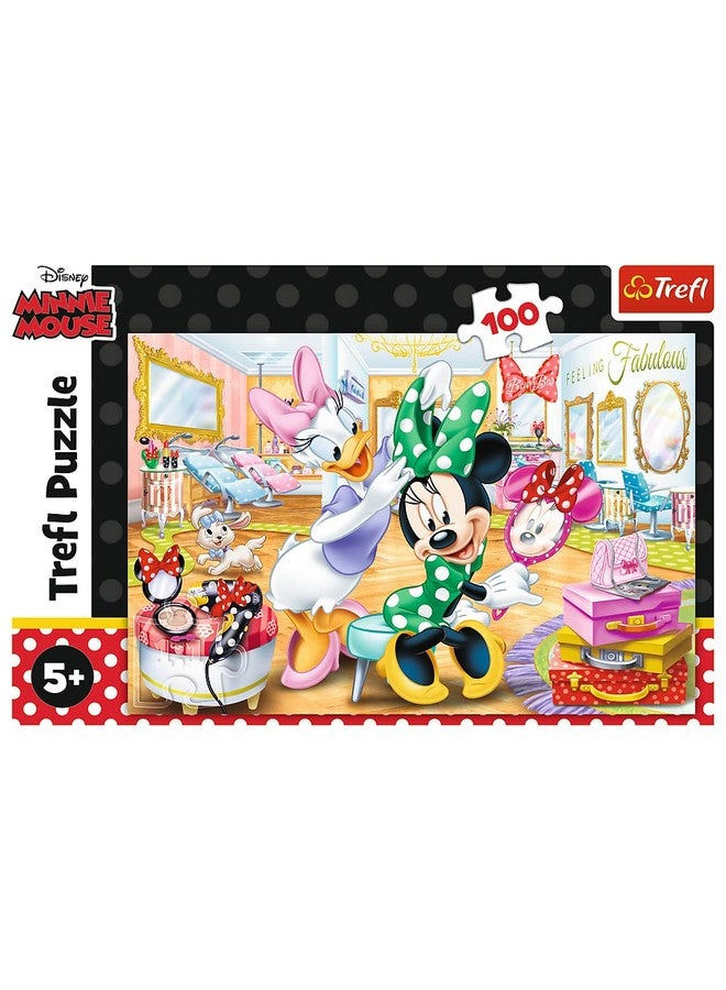 Trefl - Minnie Mouse - Minnie at a Beauty Salon - 100 Piece Jigsaw Puzzle - Image 2