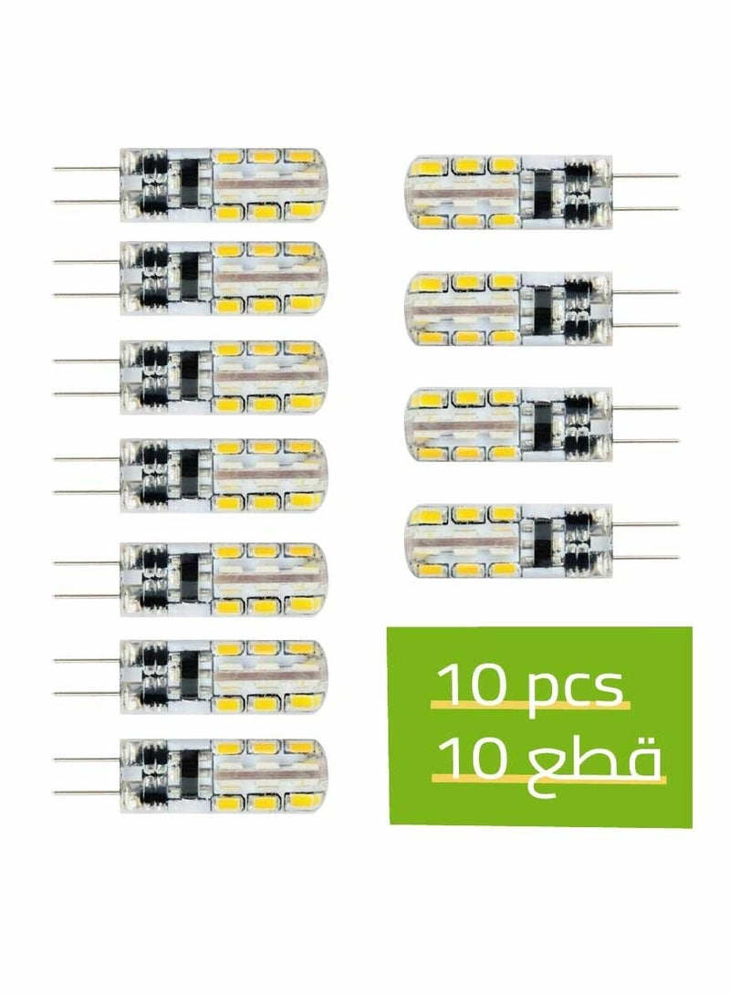 لمبة نجف LED G4 مجموعة 10لمبات صفراء - Image 1