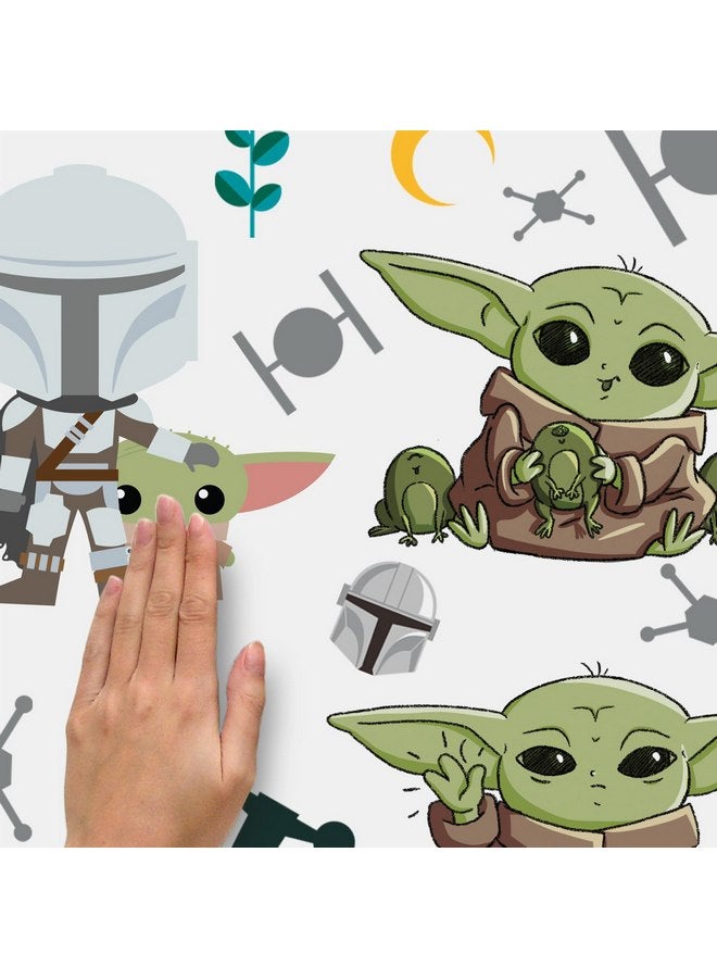 RoomMates RMK4805SCS The Child Illustrated Peel and Stick Wall Decals, Green, Brown, Blue - Image 4